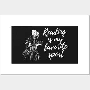 Reading is my Favorite Sport Posters and Art